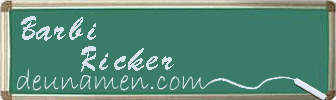 Barbi Ricker Visitenkarte